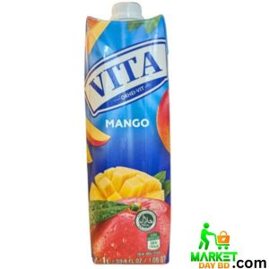 Vita Mango Juice Tetra Pack 1L – 100% natural mango juice, rich in vitamin C (Made in Moldova).