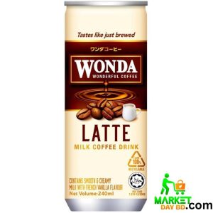 Wonda Latte Milk Coffee Drink 240ml – Smooth and Creamy Ready-to-Drink Latte (Made in Malaysia)