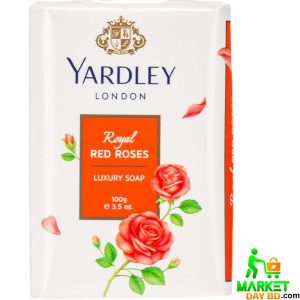 Yardley Royal Red Roses Luxury Soap Bar – 100g (UK) for soft, refreshed skin with a rich rose fragrance.