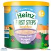 Heinz First Steps Creamy Fruit & Yogurt Porridge, 240g pack for babies 6 months and older.