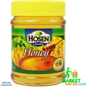 Hosen Pure Honey 500g – Natural and nutrient-rich honey in a 500g jar from Malaysia.