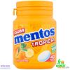 Mentos Sugar-Free Tropical Flavour Gum, 40 Pieces – Exotic Fruity Chewing Gum in a Compact Bottle.