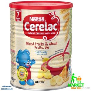 Nestlé Cerelac Infant Cereal Mixed Fruit & Wheat with Milk 400g – Baby Cereal