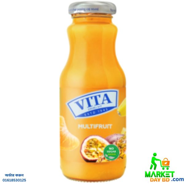 Vita Multifruit Juice 250ml – A compact and refreshing tropical fruit blend.